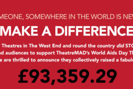 2016 World Aids Day Theatre Bucket Appeal nears £100,000