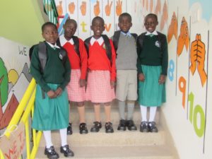 The Children from Neema house, Little Rock, Kibera Slums Nairobi, Kenya 20 July 2015