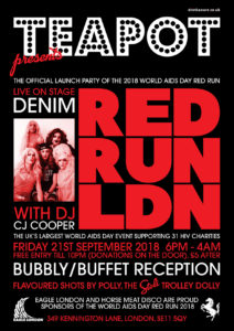 Red Run Launch Party Poster
