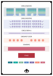 Troxy Bares Seating Plan