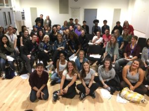 Are you positive cast and audience post show Central school speech and drama